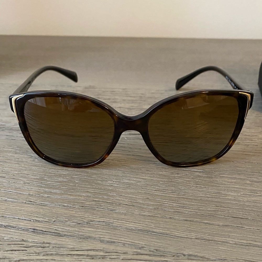 Prada 55mm Polarized Cat Eye Sunglasses - Picture 3 of 16